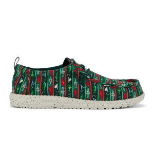 Men's HEYDUDE Wally Fishmas Sweater Loafers Regular 10 Pine