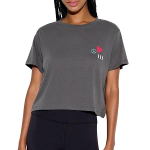 Women's Spiritual Gangster Power Of Love Mercury T-Shirt XLarge Black