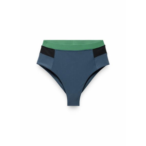 Women's prAna Baja Bound High Rise Swim Bottoms Contemporary Large Bluff Blue