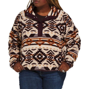 Women's Thread & Supply Piper 2X Plus Size Rust Wine Aztec