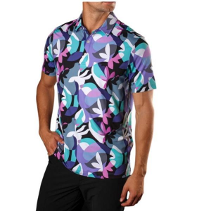 Men's Sunday Swagger After Dark Polo Large Purple