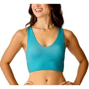 Women's Carve Designs Tofino Swim Bikini Top Sporty Medium Jade Ticks