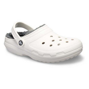 Crocs Classic Lined Casual Clogs Regular M6/W8 White/Grey