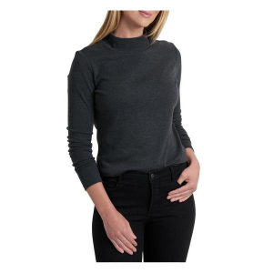 Women's Kuhl Verona Rib Long Sleeve Shirt Small Charcoal