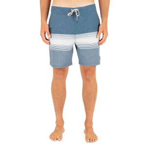 Men's Hurley Phantom-eco Classic Slub Zip 18" Swim Boardshorts 38 Worker Blue