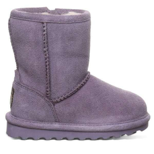 Kids' Bearpaw Elle Zipper Boots Casual Little 12Y Purple Sage