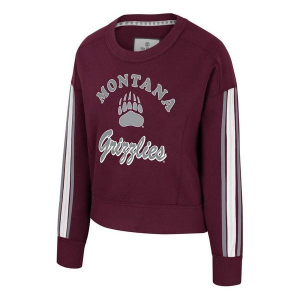 Montana Grizzlies Colosseum Women's Crew Large Maroon