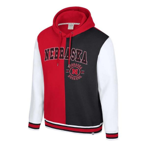 Nebraska Cornhuskers Colosseum Hoodie Small Red/Black
