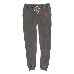 Boise State Broncos Blue 84 Women's Double Dipper Sweatpants Large Charcoal