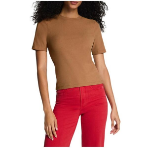 Women's Spanx Ribbed Knit T-Shirt Small Maplewood