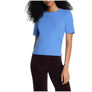 Women's Spanx Ribbed Knit T-Shirt XLarge Aster