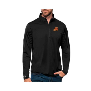 Phoenix Suns Brushed Metallic Tribute Antigua Long Sleeve 1/4 Zip XLarge Black