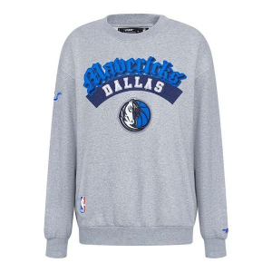 Women's Dallas Mavericks Pro Standard Best Of Crewneck Medium Dark Grey Heather