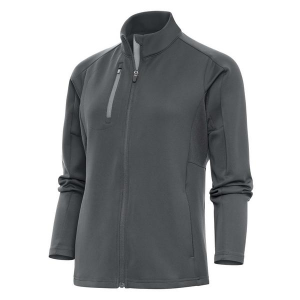 Women's Antigua Generation Windbreaker XLarge Carbon/Silver
