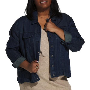Women's Thread & Supply Jackie Denim Jacket 2X Plus Size Ink Wash