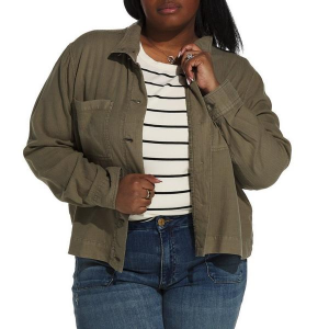 Women's Thread & Supply Ruthie Jacket 1X Plus Size Olive