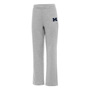 Michigan Wolverines Antigua Women's Victory Sweatpants Small Grey Heather