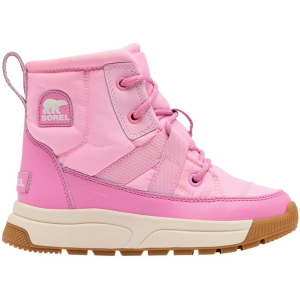 Girls' SOREL Whitney(TM) III Mid Waterproof Boots Outdoor Big 6 Pink Flare, Orchid