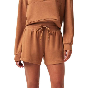 Women's TravisMathew Skyloft Soft Tie Shorts XLarge Chestnut
