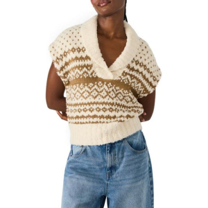Women's Steve Madden Pullover Sweater Paulie XLarge Multi