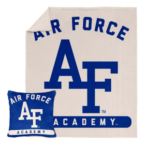 Logo Brands Air Force Falcons Luxe Blanket & Pillow Set
