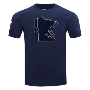 Minnesota Twins Echo Logo T-Shirt Small Black