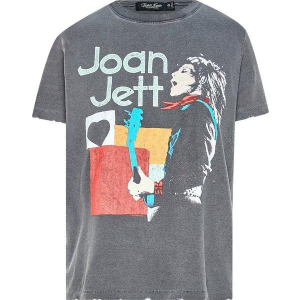 Women's Junk Food Joan Jett T-Shirt XLarge Vintage Black
