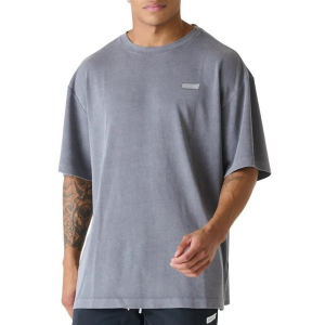 Legends Farifax Oversized Patch T-Shirt Medium Washed Charcoal