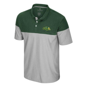 North Dakota State Bison Colosseum Mac Colorblock Polo Small Ash