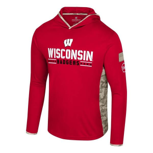 Wisconsin Badgers Colosseum Operation Hat Trick Company T-Shirt XLarge Red