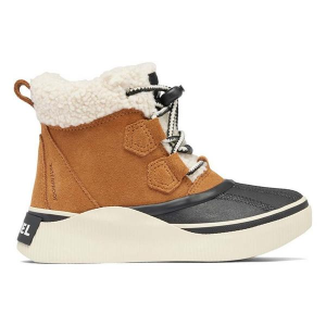 Kids' SOREL Out N About IV Chillz Waterproof Duck Boots Casual Big 6 Taffy/Black