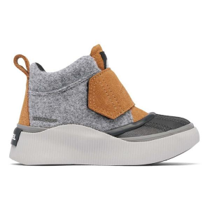 SOREL Out N About(TM) IV Strap Waterproof Duck Boots Outdoor Toddler 4T Taffy/Black Felt