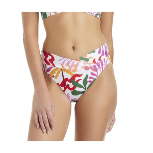 Women's Sanctuary Zodiac Beach V Front High Waist Swim Bottoms Contemporary XLarge Multi
