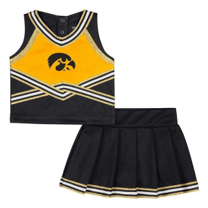 Colosseum Toddler Iowa Hawkeyes Lollipop Park Cheer Dress