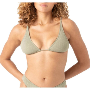 Women's Roxy Haleiwa Built Swim Bikini Top Juniors Medium Oil Green