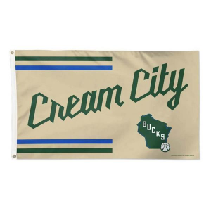 Wincraft Milwaukee Bucks 2025 City Edition 3'x5' Deluxe Flag