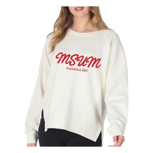 Minnesota State Dragons Chicka-D Women's Crew Large Chalk