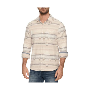 Men's Flag & Anthem Latimer Long Sleeve Flannel Large Cream