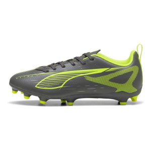 Kids' Puma Ultra 5 Play Jr. Molded Soccer Cleats Little 11Y Silver/Yellow/Silver