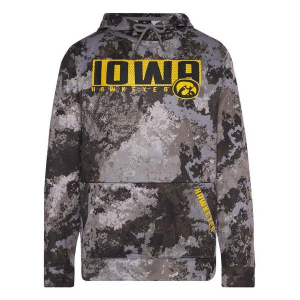 Iowa Hawkeyes Colosseum Hoodie Medium West River Camo