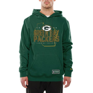 Green Bay Packers New Era State Hoodie Small Green