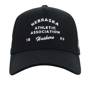 Nebraska Cornhuskers Huega House Association Adjustable Hat One Size Black