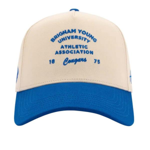 BYU Cougars Huega House Association Adjustable Hat One Size White/Royal