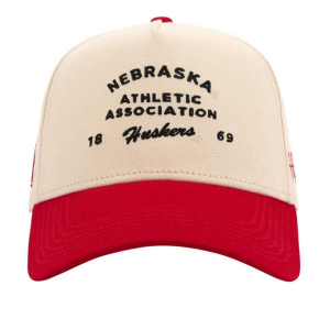 Nebraska Cornhuskers Huega House Association Adjustable Hat One Size White/Red