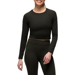 Women's prAna Heavana(TM) Stripe Long Sleeve T-Shirt XSmall Nori Heather