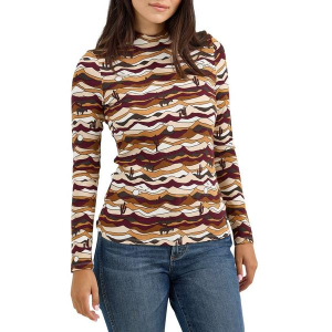 Women's Wrangler Western Print Long Sleeve Shirt XLarge Desert