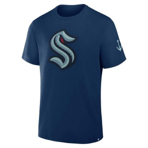 Seattle Kraken Fanatics Hat Trick T-Shirt 2XLarge Navy