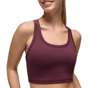 Women's prAna Heavana Racerback Sports Bra Large Vino Heather