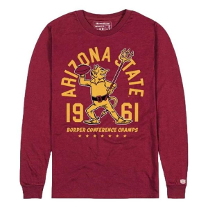 Arizona State Sun Devils Homefield Apparel 1961 T-Shirt Medium Maroon