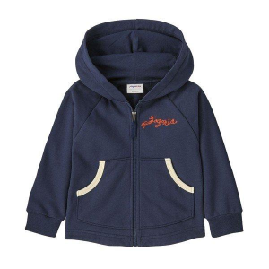 Patagonia Hooded Full Zip Baby 12 mo. New Navy